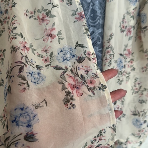 Windsor lace stretch bodysuit AND mesh floral tunic set coquette - Picture 3 of 10